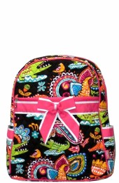 Quilted Backpack-CRQ2828/H/PINK